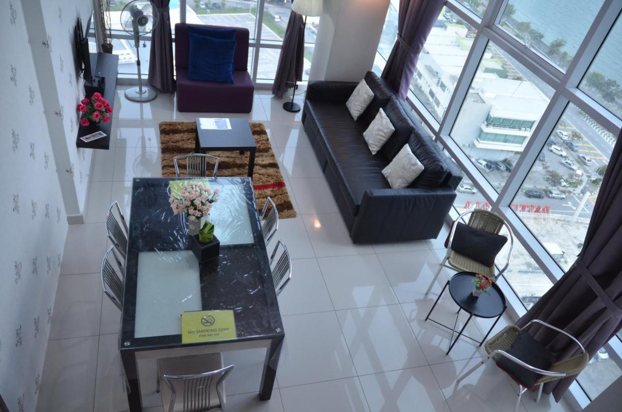 Apartment Maritime Duplex Penang- Pemandangan Laut George Town