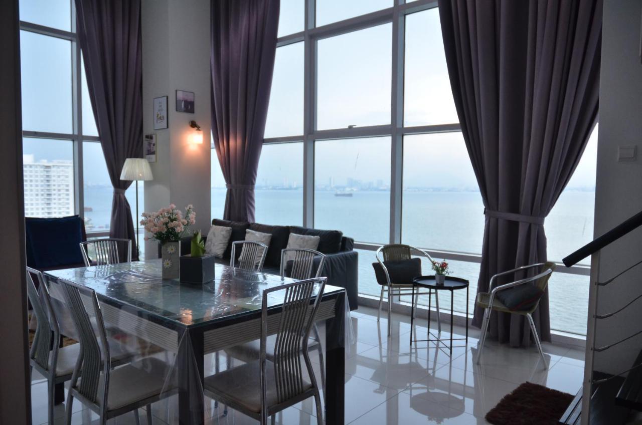 Maritime Duplex Penang- Pemandangan Laut Apartment *